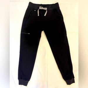 FIGS XXS Black Zamora Petite Jogger Scrub Pants